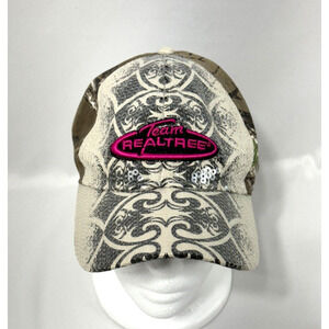 Ladies Team Realtree Hat Cap Strapback Pink Logo Camo Women's Hunting Fashion